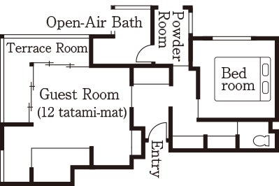 floor plan: Kumoi Suite Room